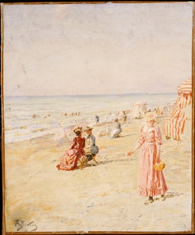Praia, Ostende de Alfred Emile Stevens