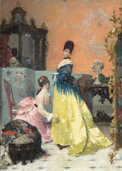The Fitting, de Alfred Emile Stevens