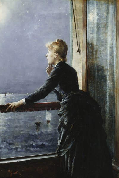 A Via Láctea; A Via Láctea, c.1885 de Alfred Emile Stevens
