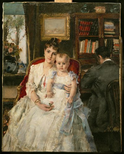 Felicidade. 1880 (pintura sobre tela) de Alfred George Stevens
