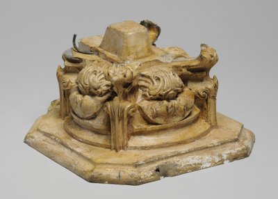 Um dos 9 maquetes para a Chaminé Sam Wilson, c.1908-14 (gesso e goma-laca) de Alfred Gilbert