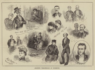 Theatricals amadores em Highbury de Alfred Gish Bryan