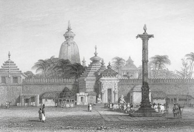 Templo de Juggernaut (gravura) de Alfred Gomersal Vickers