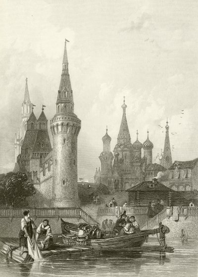 A igreja de Vasili Blagennoi de Alfred Gomersal Vickers