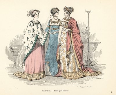Fantasias de mulheres galo-romanas da época anterior ao rei Clovis I, 5 de Alfred Grevin