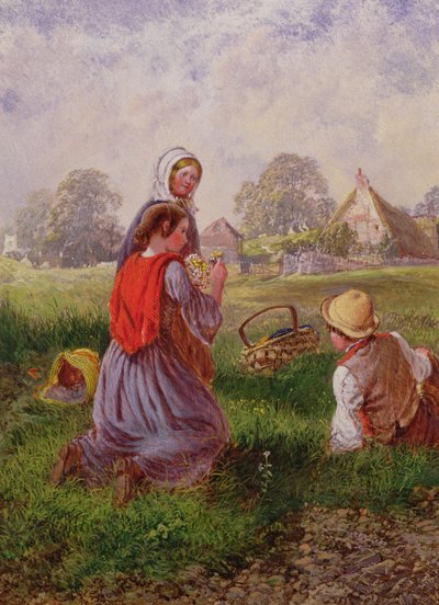 Colhendo flores de Alfred H. Green