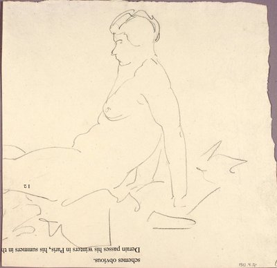 Nu reclinado de Alfred H. Maurer