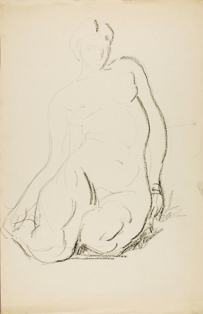 Nu sentado de Alfred H. Maurer