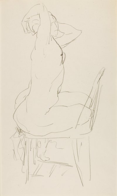 Nu sentado de Alfred H. Maurer