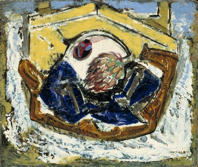 Natureza morta com alcachofra, II de Alfred H. Maurer