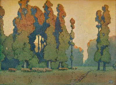 The Glade, c1910 de Alfred Hartley