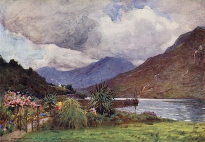 Um jardim em Leenane, Connemara de Alfred Heaton Cooper