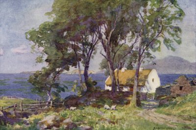 Cottage by the Sea, Renvyle de Alfred Heaton Cooper