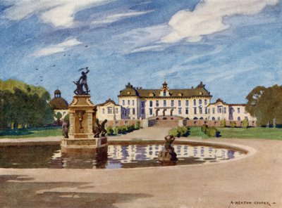 Palácio de Drottningholm, Estocolmo de Alfred Heaton Cooper