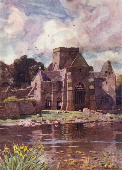 Santa Cruz Abadia, Thurles, Condado de Tipperary de Alfred Heaton Cooper