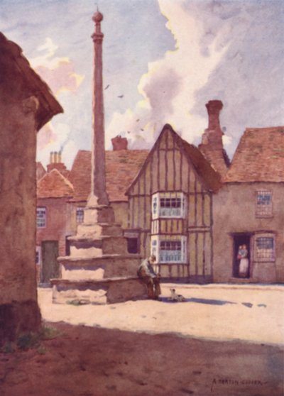 Lavenham Market Cross, Suffolk de Alfred Heaton Cooper