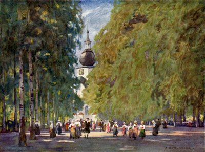 Igreja de Leksand de Alfred Heaton Cooper