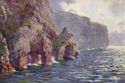 Menaun Cliffs, Ilha Achill de Alfred Heaton Cooper