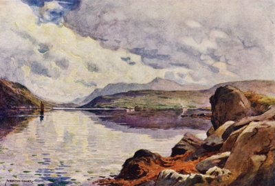 Espelho do Céu da Manhã, Killery Harbour de Alfred Heaton Cooper