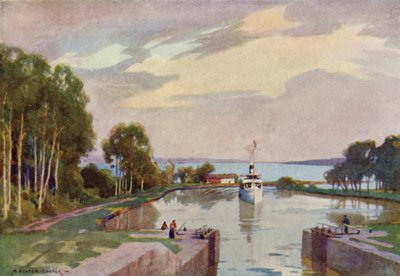 Fechaduras Sjotorp, Canal Gota de Alfred Heaton Cooper