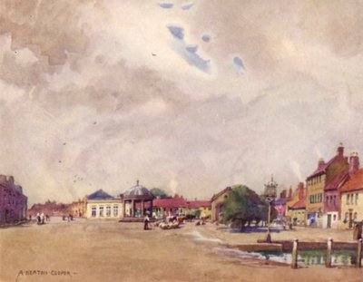 Swaffham Market Place, Norfolk de Alfred Heaton Cooper