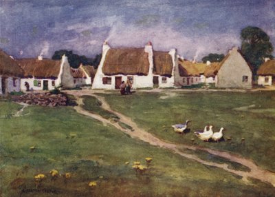 O, claddagh, município, galway de Alfred Heaton Cooper