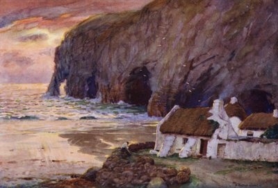 As cavernas do mar de Ballybunnion, Condado de Kerry de Alfred Heaton Cooper