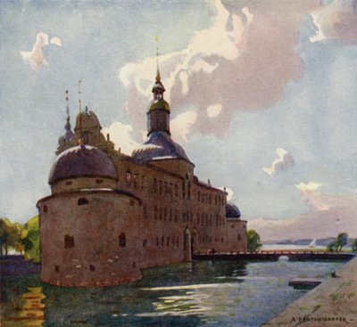 Castelo de Vadstena, Lago Vattern de Alfred Heaton Cooper