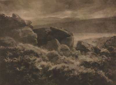 Trabalho de câmera: Chuva das Colinas, 1905. de Alfred Horsley Hinton