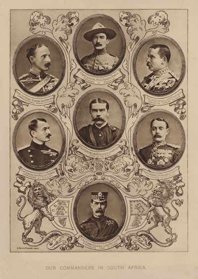 Comandantes do Exército Britânico na África do Sul durante a Guerra da Boer de Alfred Hugh Fisher