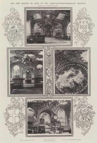A Nova Estação De Luxe da Ferrovia Paris-Lyons-Mediterrâneo de Alfred Hugh Fisher