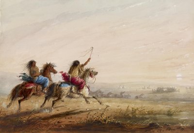 Raparigas índias: corrida de Alfred Jacob Miller