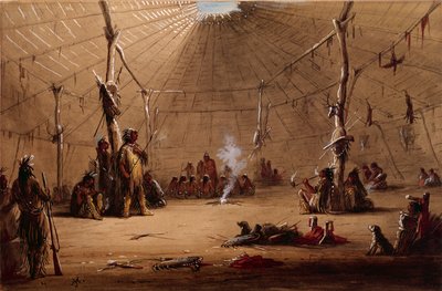 Indian Lodge de Alfred Jacob Miller
