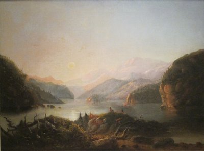 "Lake in the Wind River Country" de Alfred Jacob Miller, Cincinnati de Alfred Jacob Miller