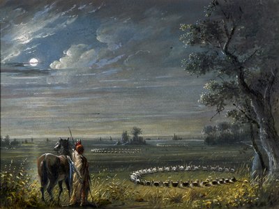 Círculos medicinais de Alfred Jacob Miller