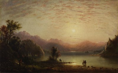 Paisagem das Montanhas Rochosas de Alfred Jacob Miller