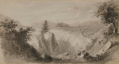 Cena em Perthshire, Escócia de Alfred Jacob Miller