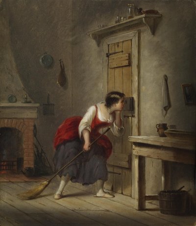 A Marquesa (de «A Loja das Curiosidades Antigas», de Dickens) de Alfred Jacob Miller