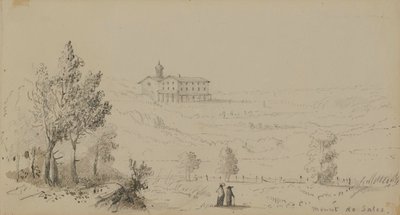 Vista do monte de Sales de Alfred Jacob Miller