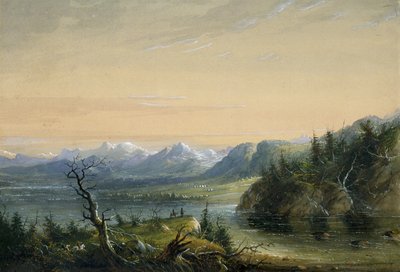 Cadeia do Wind River de Alfred Jacob Miller