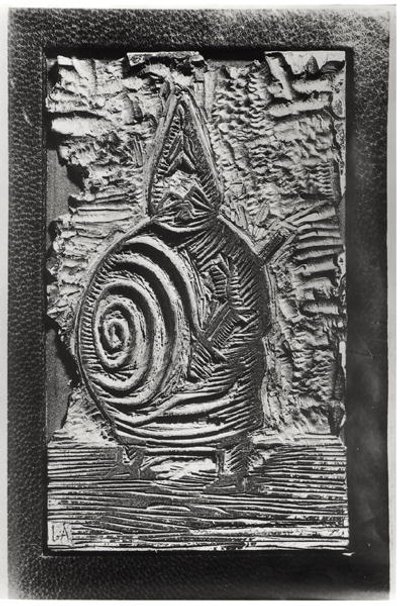 Ubu Roi (impressão em xilogravura) de Alfred Jarry