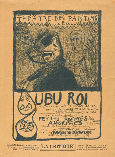 Rei Ubu; Pequenos poemas amorfos de Alfred Jarry