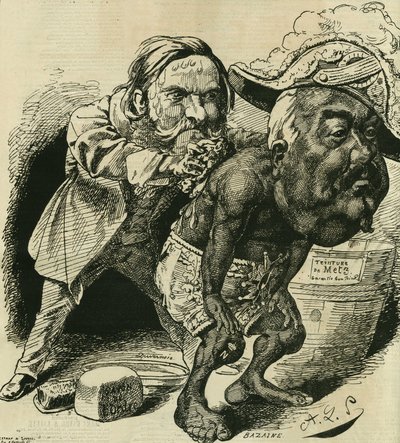 Clement Duvernois (1836-1879), um político francês, tentou limpar François Achille Bazaine (François-Achille de Alfred Le Petit