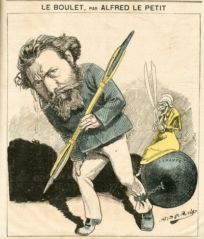 Capa do "Le Grelot", número 119, Satirique en Colours de Alfred Le Petit