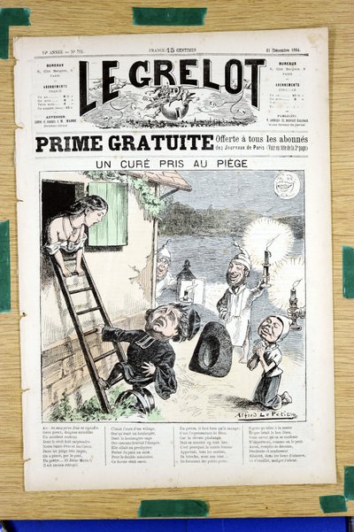 Capa do "Le Grelot", número 718, Satirique en Colours de Alfred Le Petit