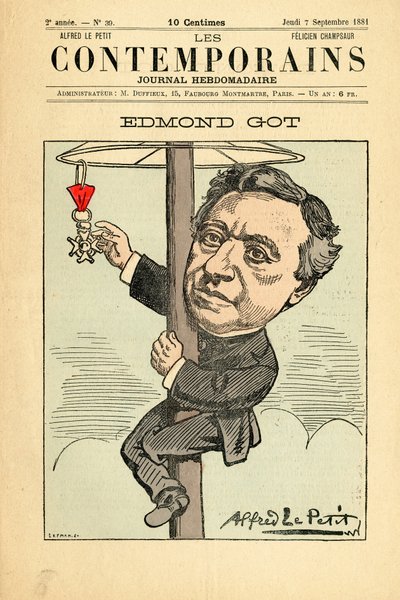 Capa de "Les Contemporains", número 39 de Alfred Le Petit