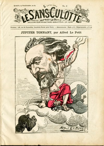 Capa de "The Sans-Panties", número 2, Satirical in Colors de Alfred Le Petit