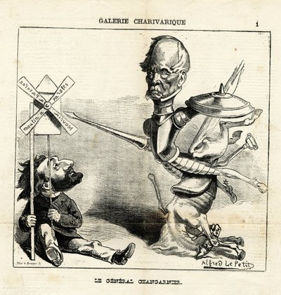 Ilustração de Alfred Le Pete (1841-1909) em Le Charivari de Alfred Le Petit