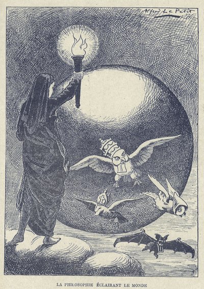 Ilustração de Alfred Le Petité (1841-1909) em Gros-Jean et son cure de Alfred Le Petit