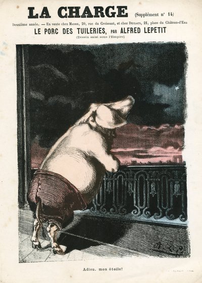 A Carga (1870), número 15, Satirical in Colour de Alfred Le Petit